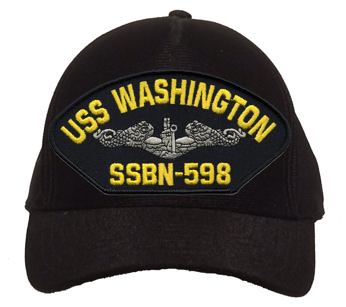 USS Washington SSBN-598 Silver Dolphin Cap