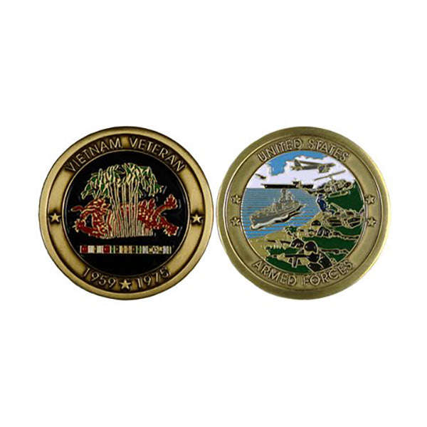 Vietnam Veteran 1959 to 1975 Challenge Coin