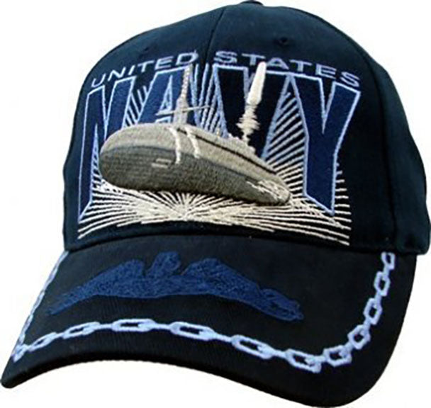 Navy Submarine Cap (3D Image)