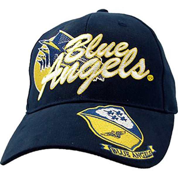 Navy Blue Angles Cap