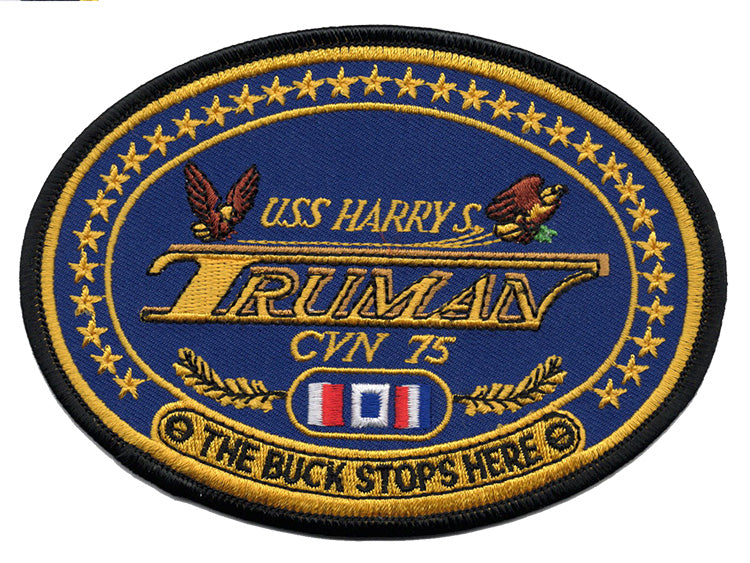 USS Harry Truman CVN-75 Iron On Patch
