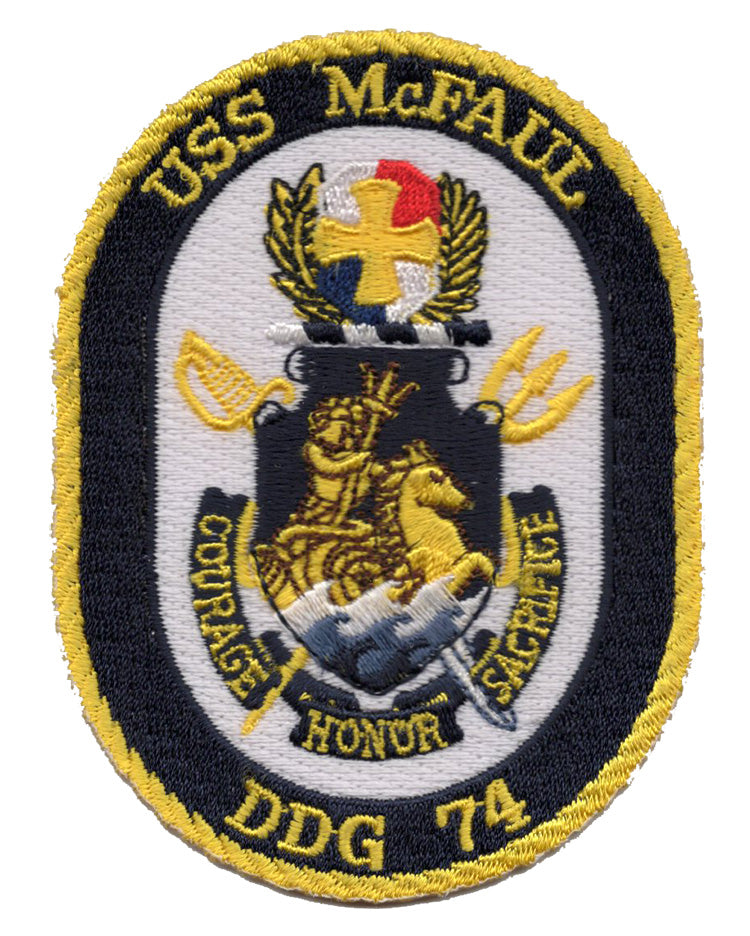 USS McFaul DDG 74 Iron On Patch