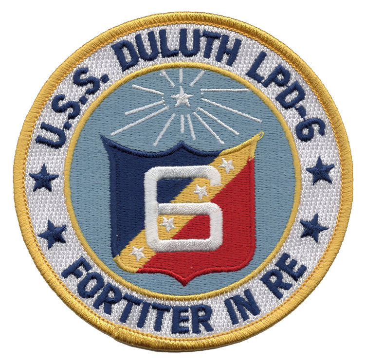 USS Duluth LPD-6 Iron On Patch