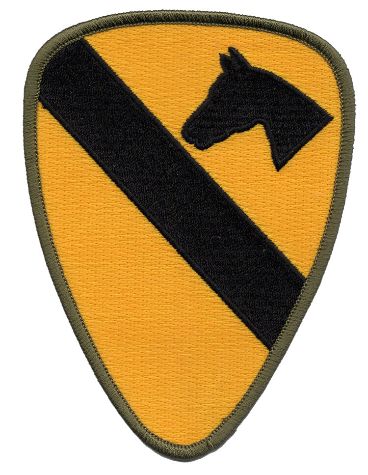 1st Cavalry Iron On Patch