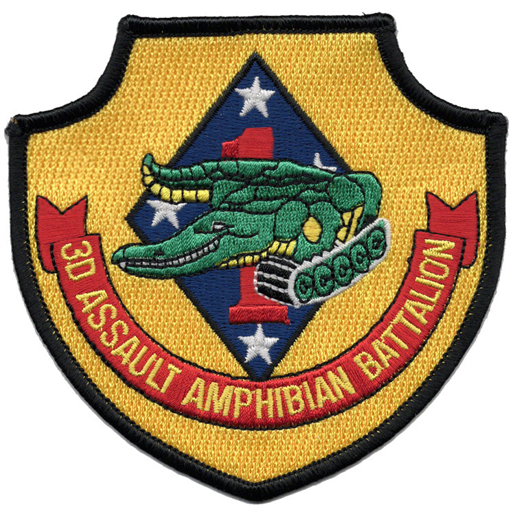 3D Assault Amphibian Battalion Iron On Patch