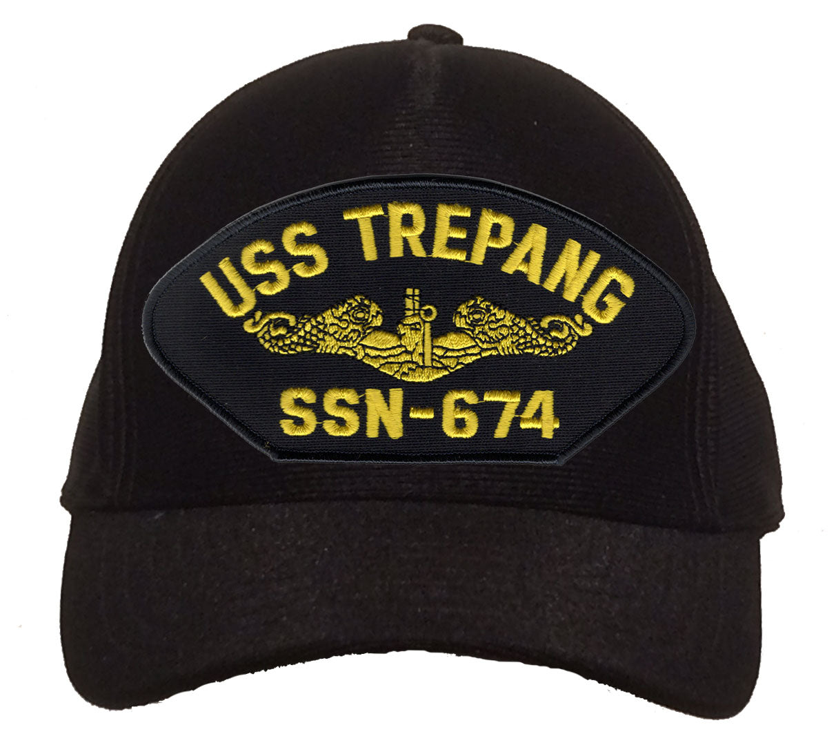 USS Trepang SSN-674 Gold Dolphins Cap
