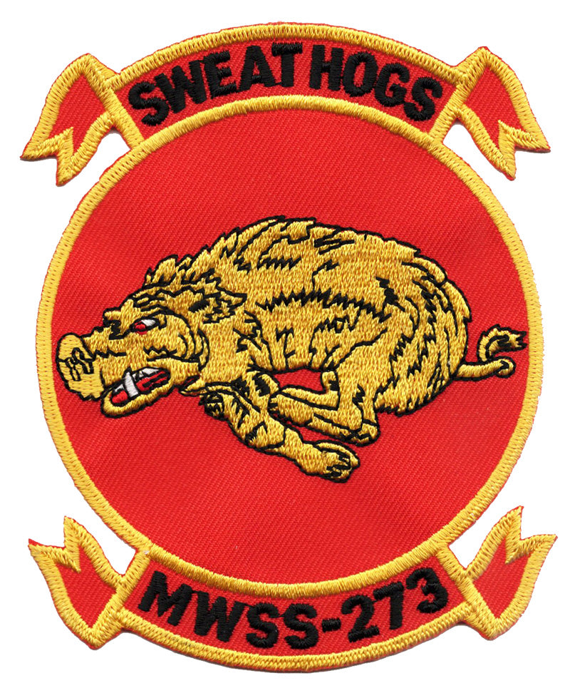 MWSS-273 Sweat Hogs Iron On Patch