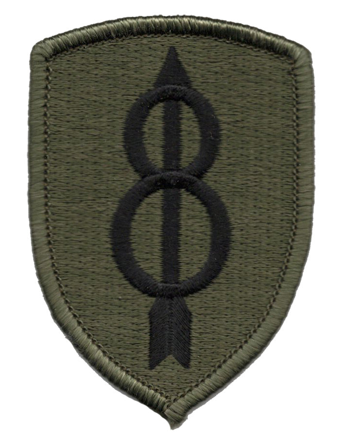 8th Division Iron On Patch
