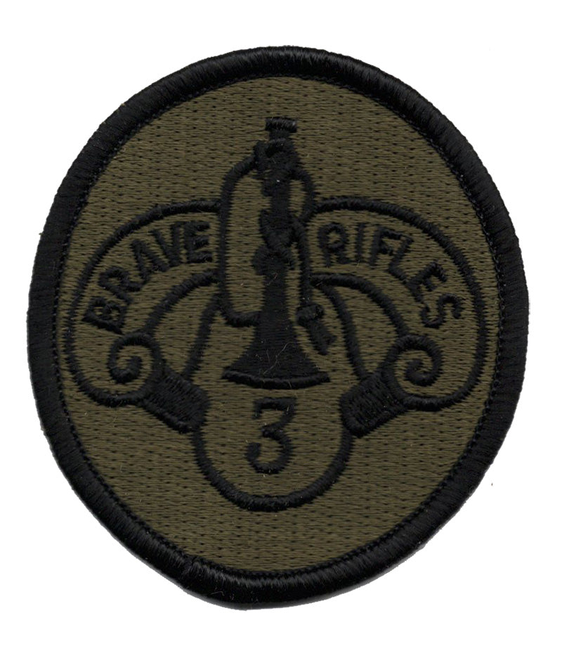 3rd Armored Cavalry Iron On Patch