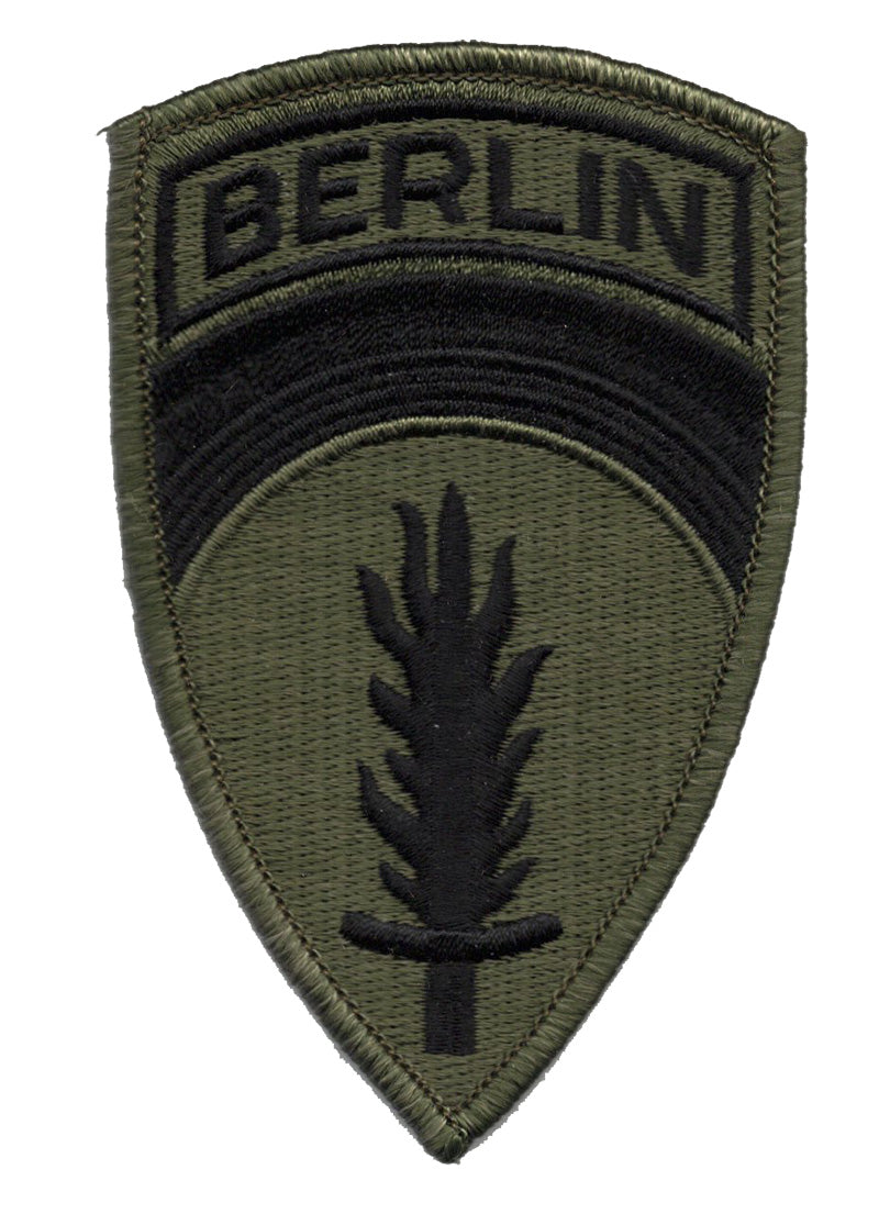 Europe-Berlin Subdued Iron On Patch