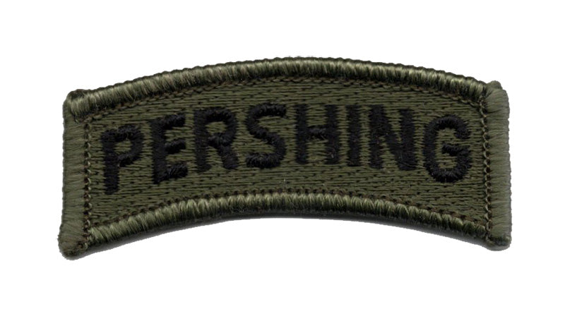 Pershing Rocker Iron On Patch
