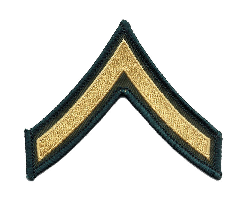 Private Chevron Iron On Patch