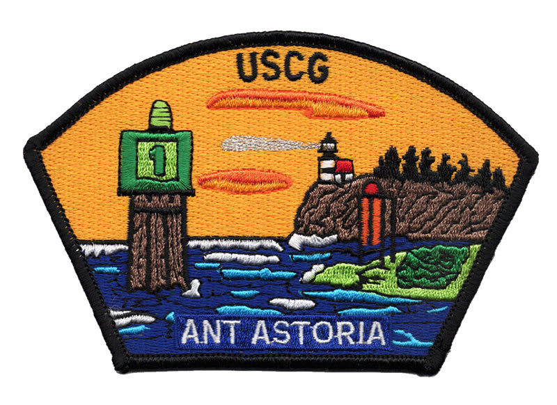 USCG Ant Astoria Iron On Patch