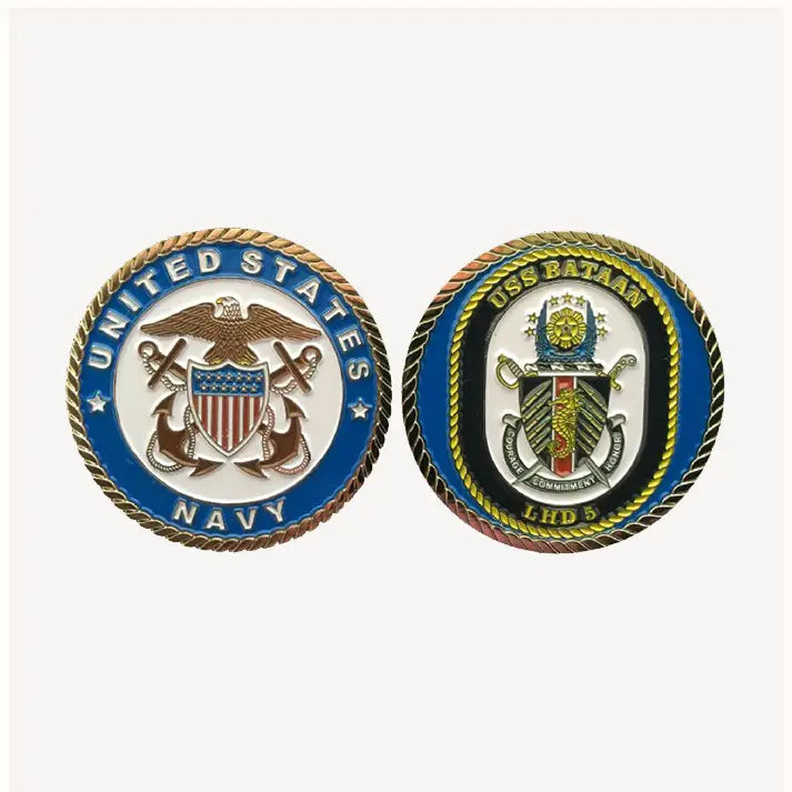 USS Bataan LHD 5 Challenge Coin (Officer Version)