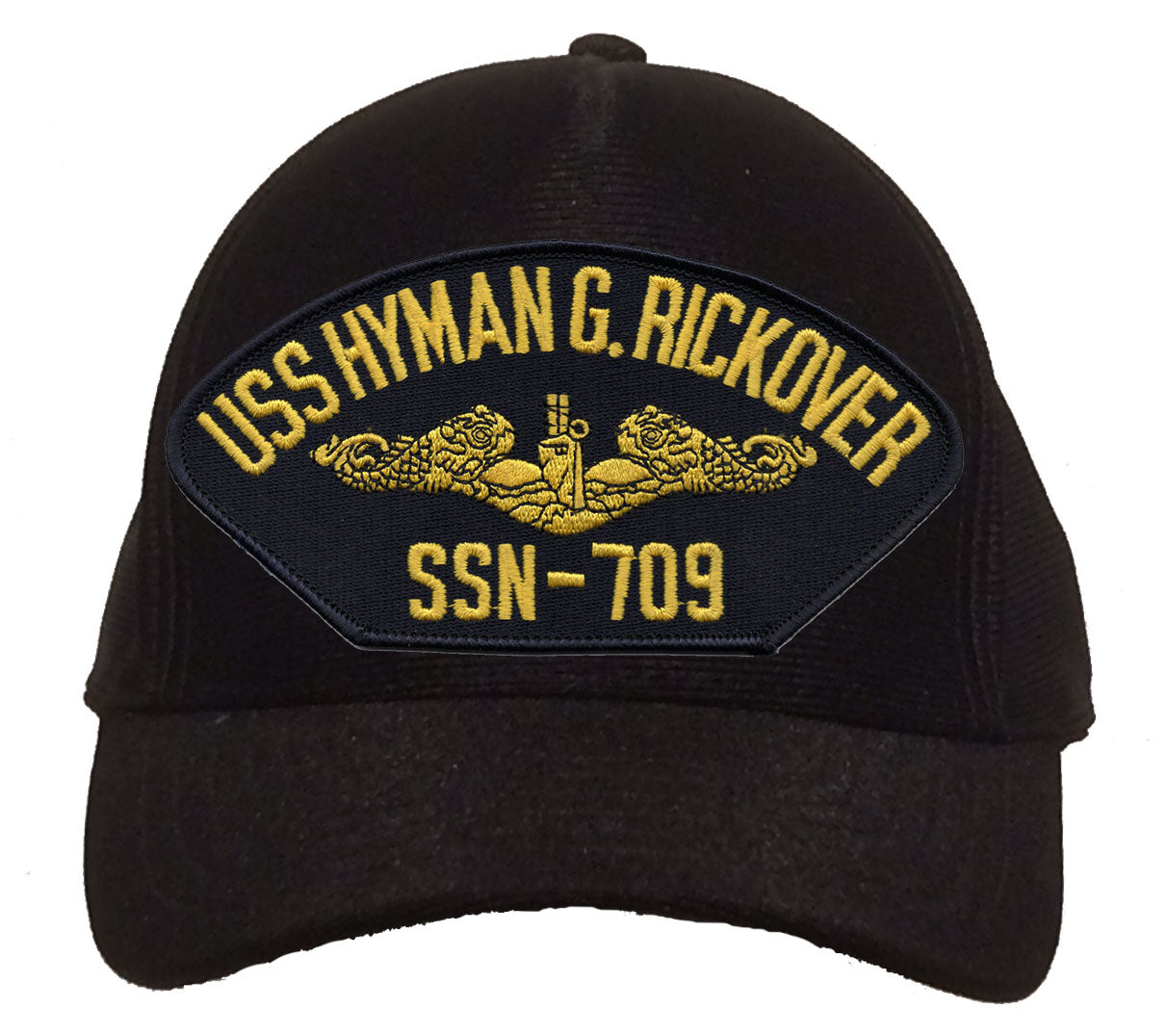 USS Hyman G Rickover SSN-709 Gold Dolphins Cap