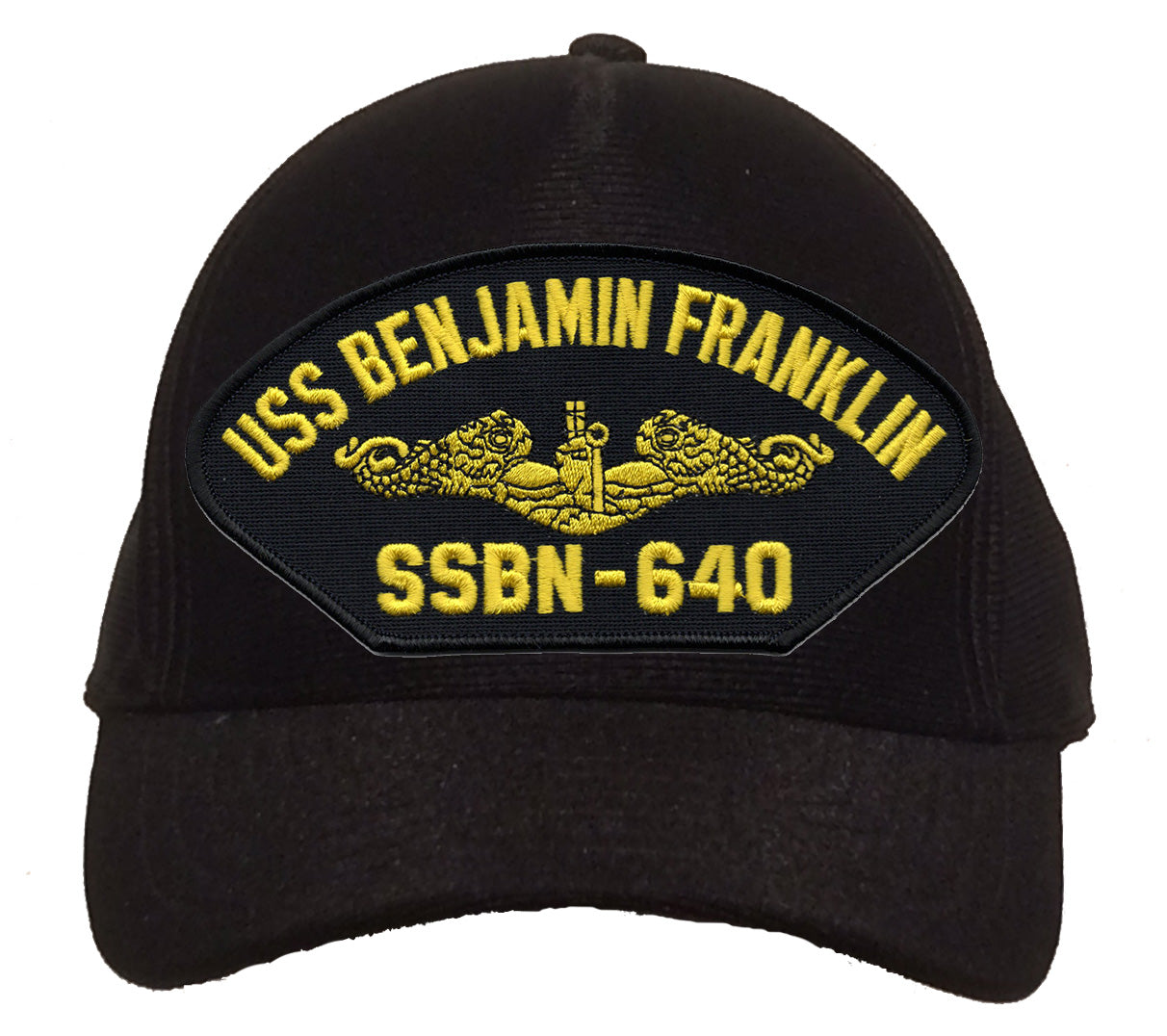 USS Benjamin Franklin SSBN-640 Gold Dolphins Cap