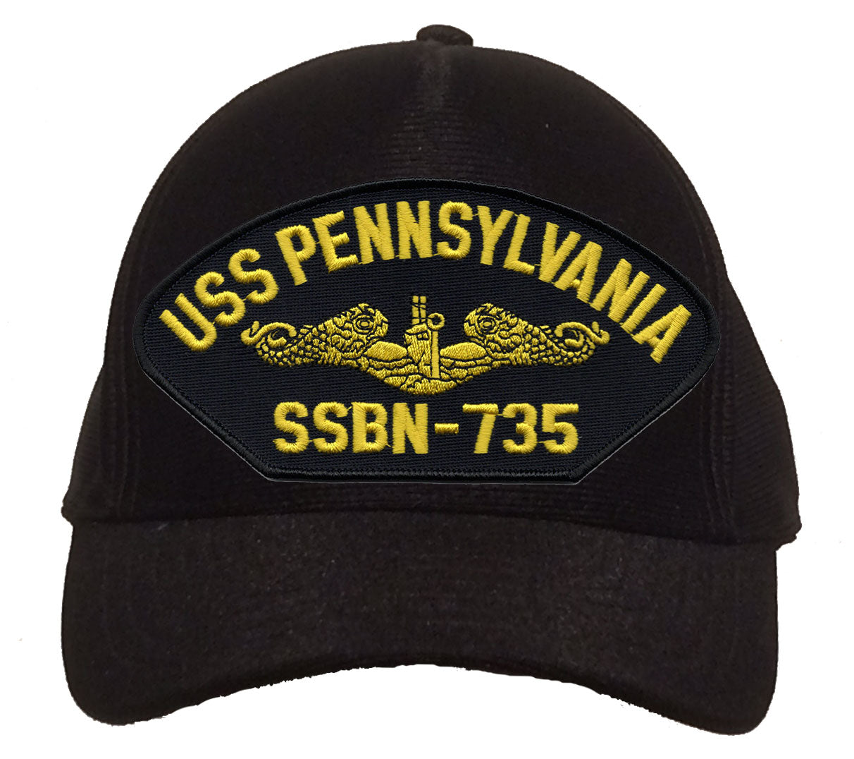 USS Pennsylvania SSBN-735 Gold Dolphins Cap
