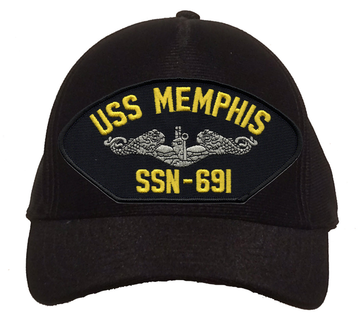 USS Memphis SSN-691 Silver Dolphins Cap