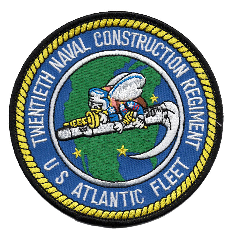 20th Naval Construction Regiment Iron On Patch