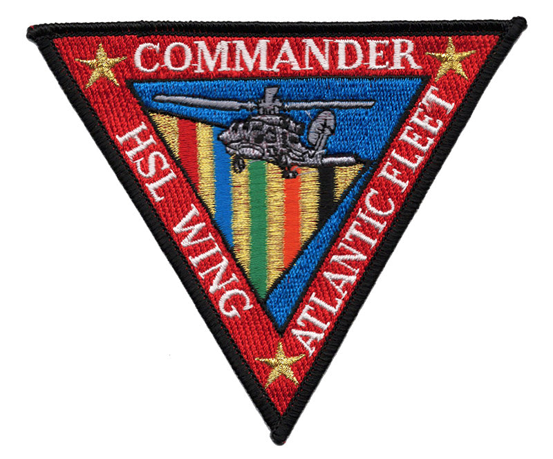 HSL Wing Atlantic Fleet Iron On Patch