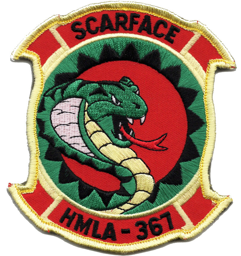 HMLA-367 Scarface Hook and Loop Patch