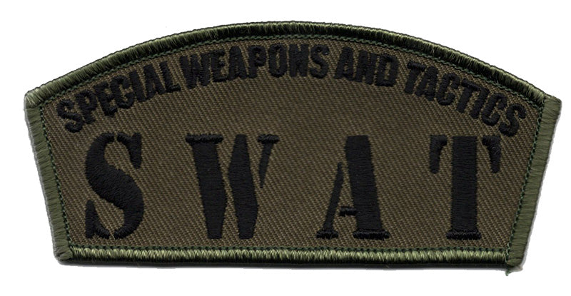 Special Weapons and Tactics (SWAT) Iron On Patch