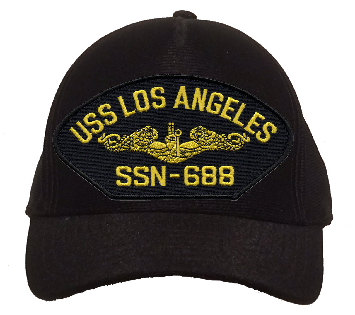USS Los Angeles SSN-689 Gold Dolphins Cap