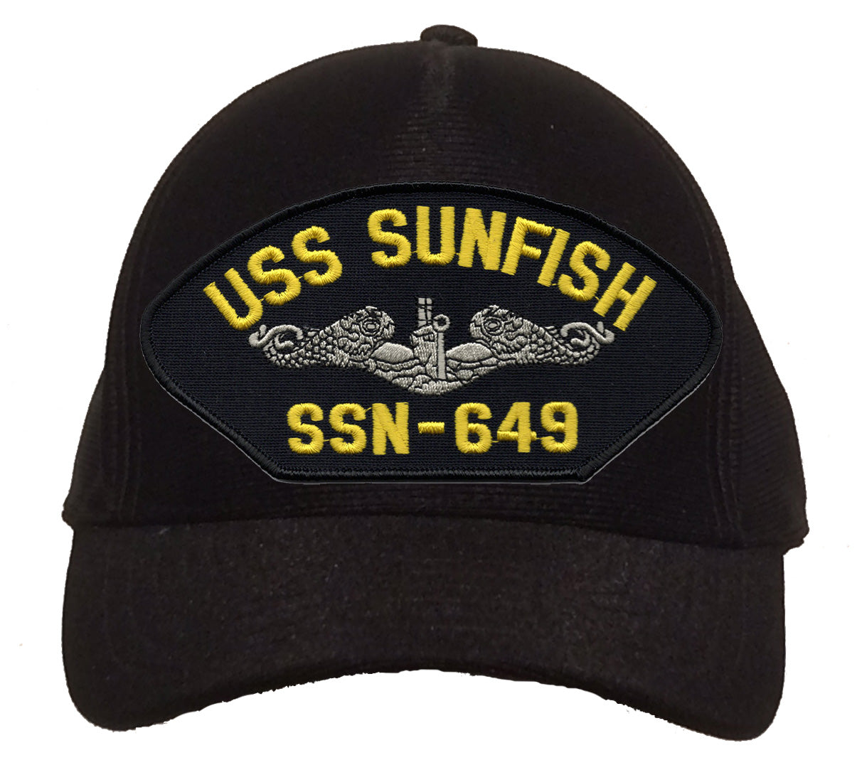 USS Sunfish SSN-649 Silver Dolphins Cap