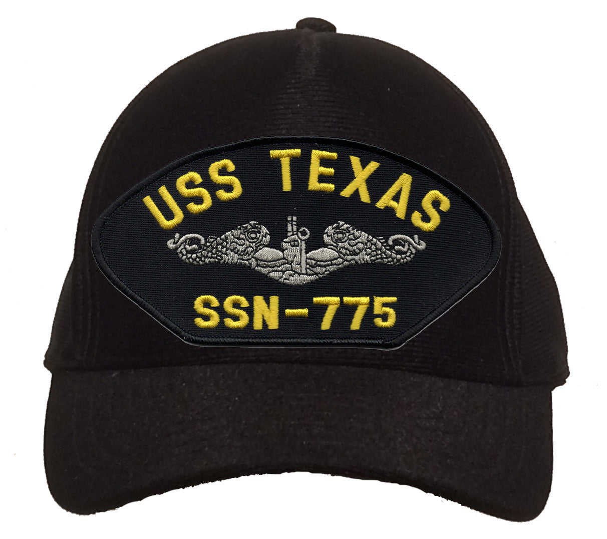 USS Texas SSN-775 Silver Dolphins Cap
