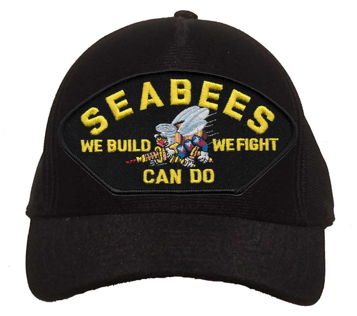 Seabees We Build We Fight Can Do Cap
