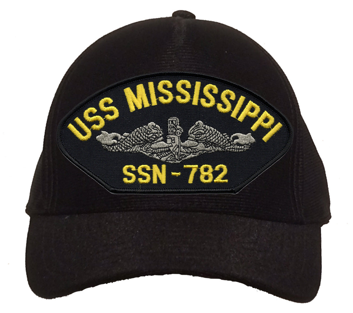 USS Mississippi SSN-782 Silver Dolphins Cap
