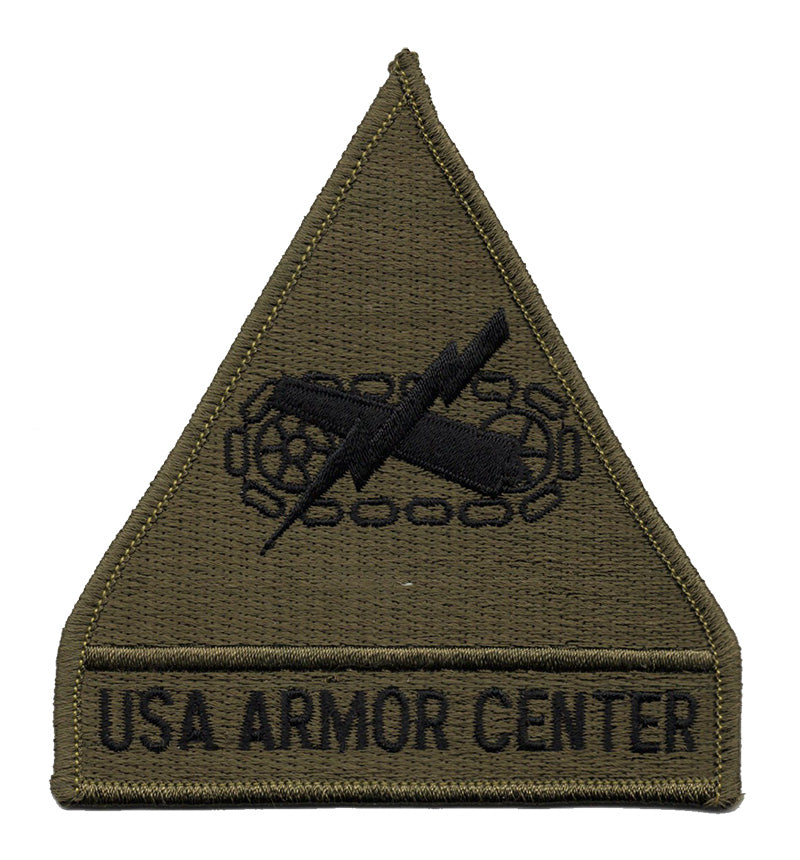 USA Armor Center Iron On Patch