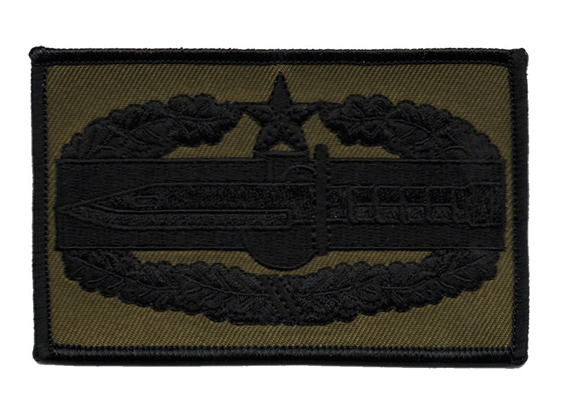 Combat Action Badge 2nd Award Iron On Patch
