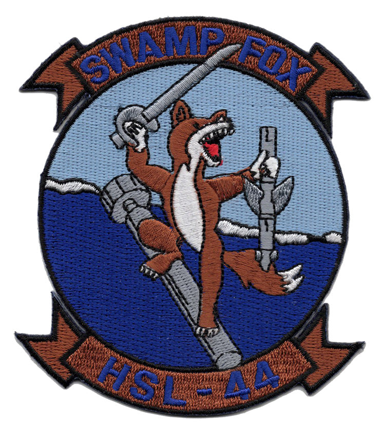 Swamp Fox HLS-44 Iron On Patch