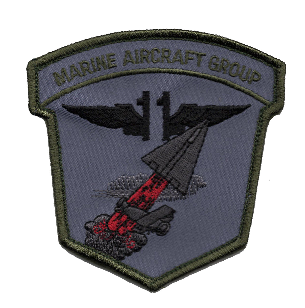 Marine Aircraft Group Hook and Loop Patch