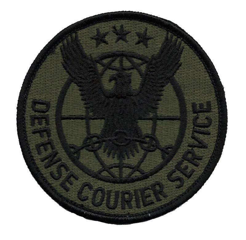 Defense Courier Service Hook and Loop Patch