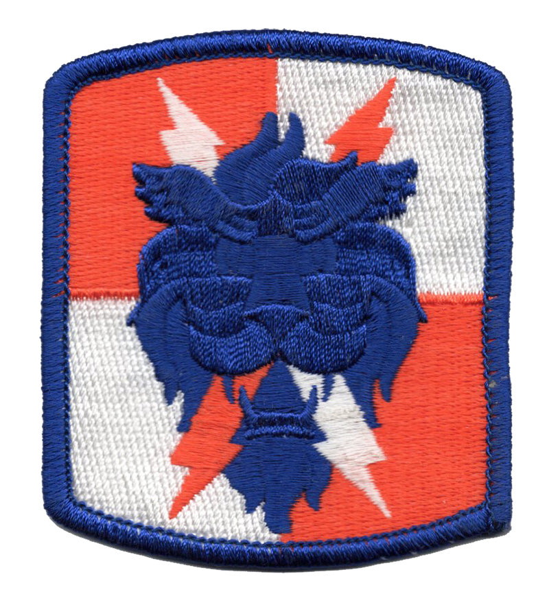 35th Signal Brigade Airborne Iron On Patch