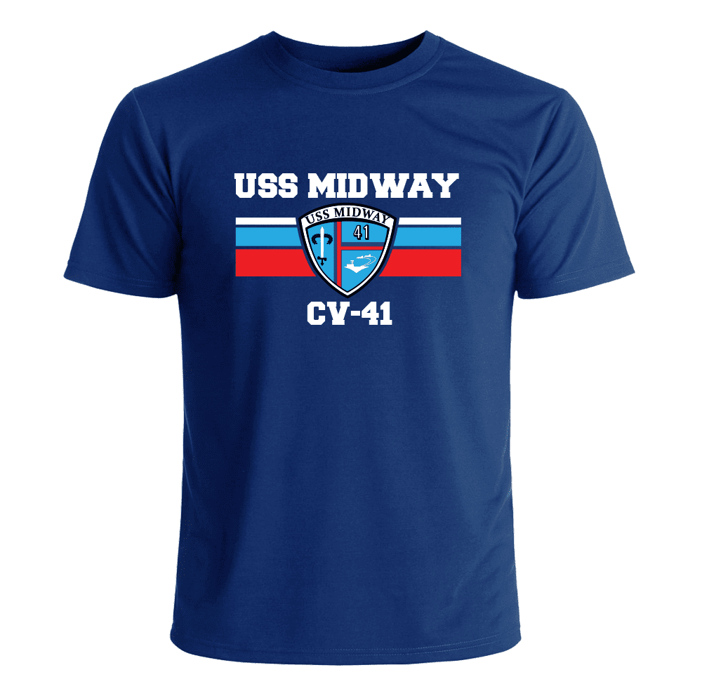USS Midway CV-41 Crest T-Shirt