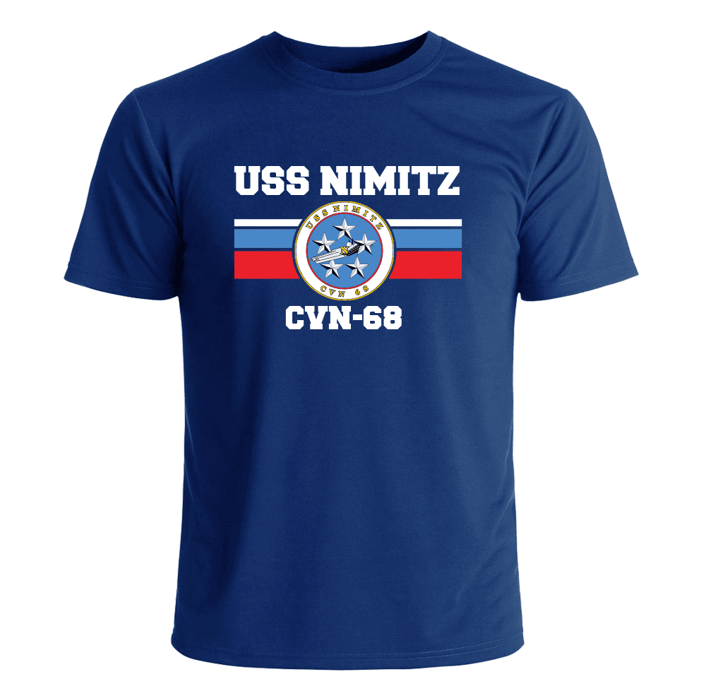 USS Nimitz CVN-68 Crest T-Shirt