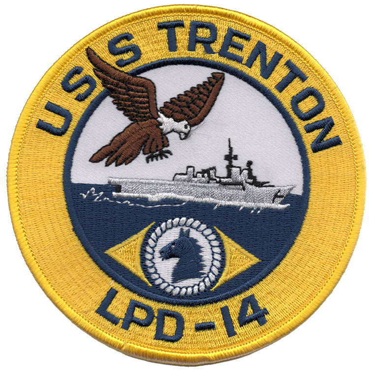 USS Trenton LPD-14 Iron On Patch