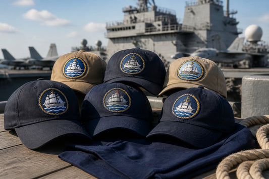 Durable Navy Ship Crest Apparel for Veterans