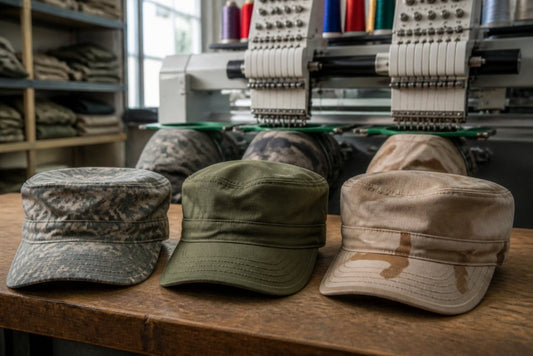 Why Embroidered Military Caps Last Longer
