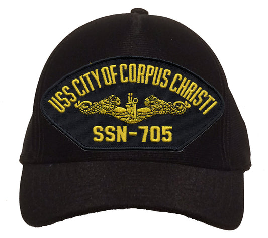 USS City of Corpus Christi SSN-705 Gold Dolphins Cap