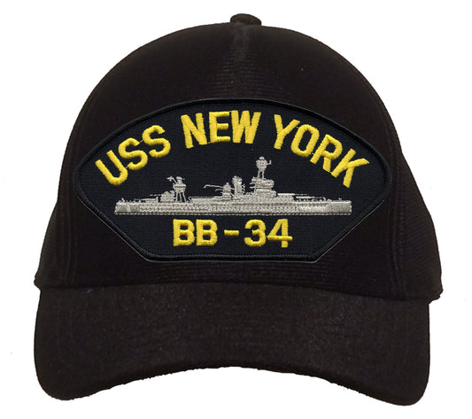USS New York BB-34 Cap