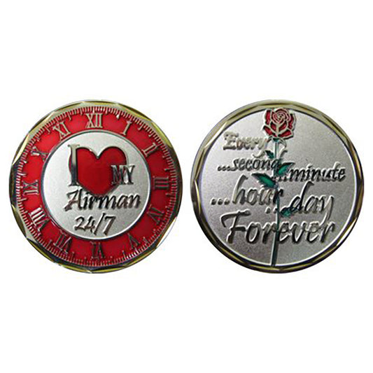 I Love my Airman 24/7 Challenge Coin