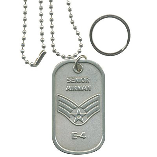 US Air Force Senior Airman E-4 Dog Tag/Keychain