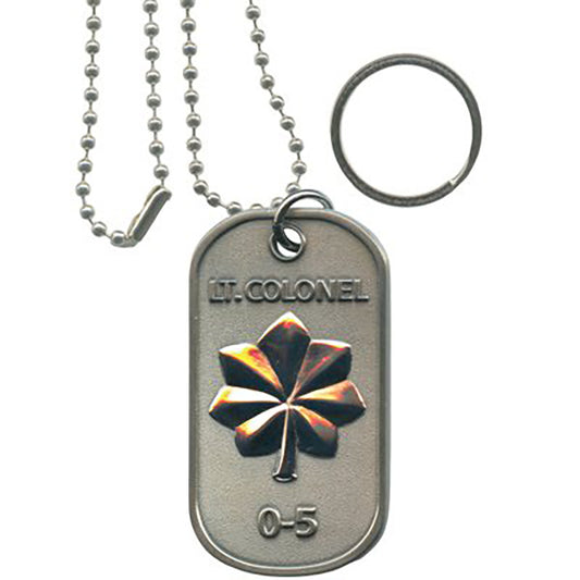 US Air Force Lt. Colonel O-5 Dog Tag/Keychain
