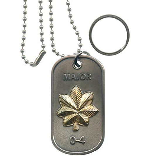 US Air Force Major O-4 Dog Tag/Keychain