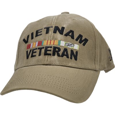 Vietnam Veteran Embroidered Cap