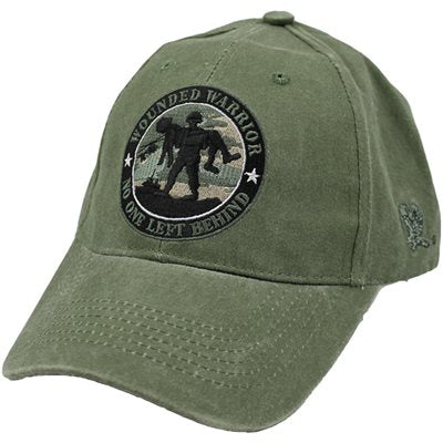 Wounded Warrior No One Left Behind Embroidered Cap